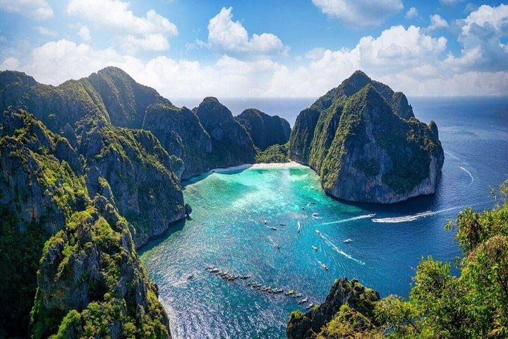 カタマランによるプーケット、ピーピ、カイ諸島シュノーケリングツアー