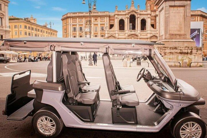 Explorez la Cité Éternelle lors d'une visite en panier de golf de Rome de 3 heures