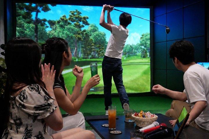 Kyoto Nachtgolf und Drinks in Gion
