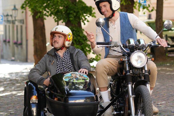 Prag: Motorrad mit Seitenwagen 2,5 Stunden geführte Highlights-Tour