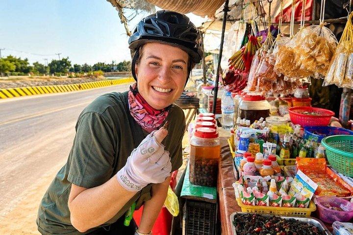 シェムリアップ;小グループカントリーサイド、自転車ツアー、サンセット＆ピクニック