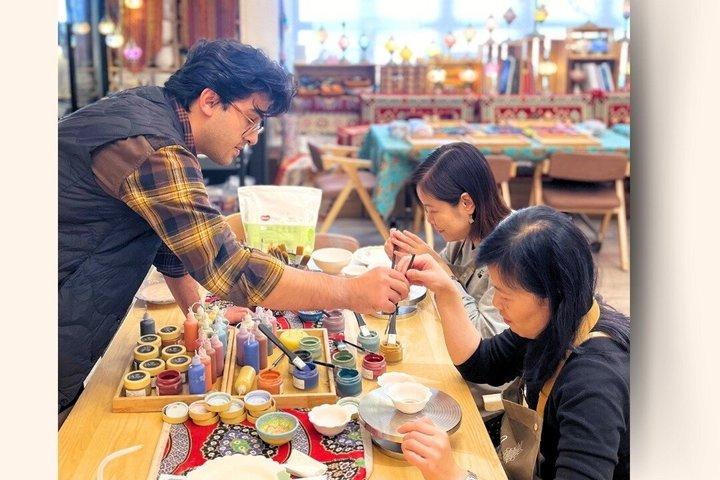 マンハッタンNYCの陶芸絵付けワークショップ
