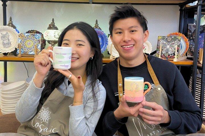 マンハッタンNYCの陶芸絵付けワークショップ