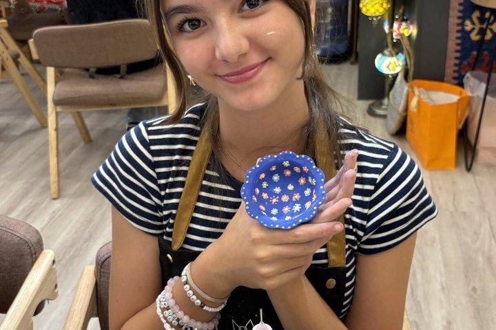 マンハッタンNYCの陶芸絵付けワークショップ
