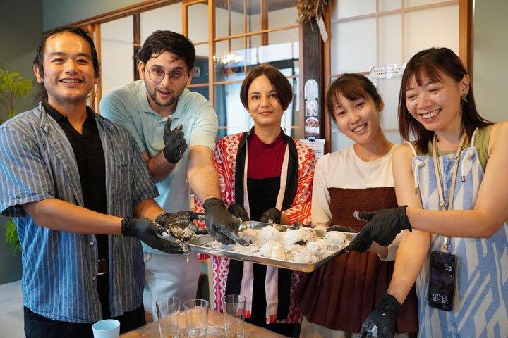 大阪：もちつきと抹茶作りをJP最長通りで