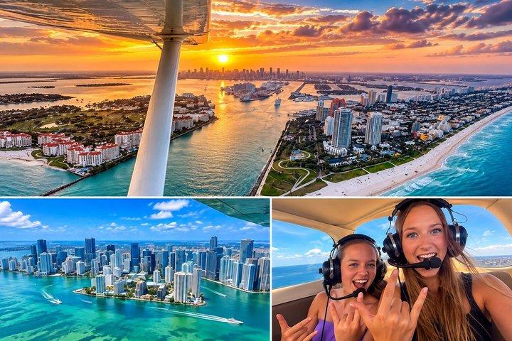 Passeio Romântico Privado de 60 Minutos em Tour Aéreo com Champanhe