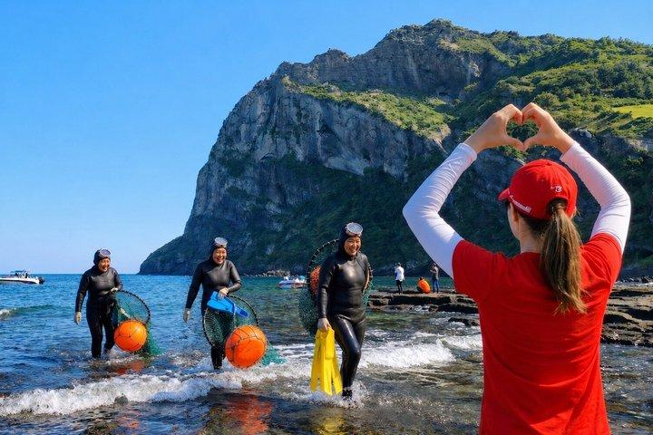Jeju Tour | Jungmun & Seogwipo Pick-up | Seongsan, Haenyeo, Cave