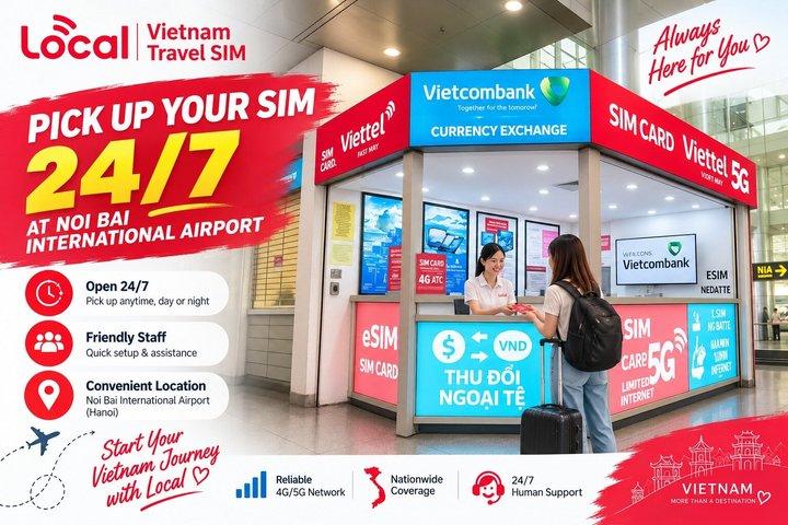 ベトナムSIM＆eSIM – 9GB/日 + 30分通話