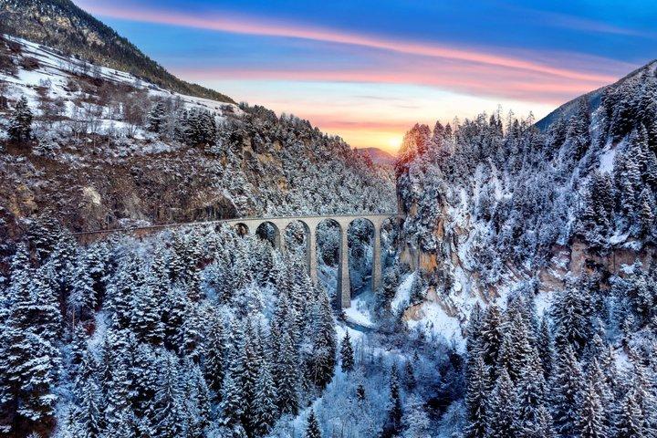Privater Bernina Express 1. Klasse Tour Saint Moritz und Davos