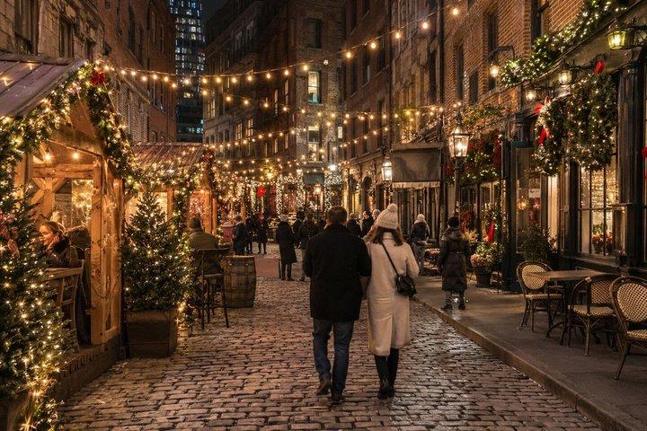 ニューヨーク ダウンタウン クリスマス プライベートツアー ウォール街と市場