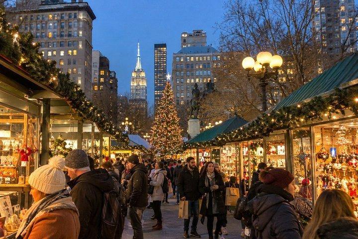 ニューヨーク ダウンタウン クリスマス プライベートツアー ウォール街と市場