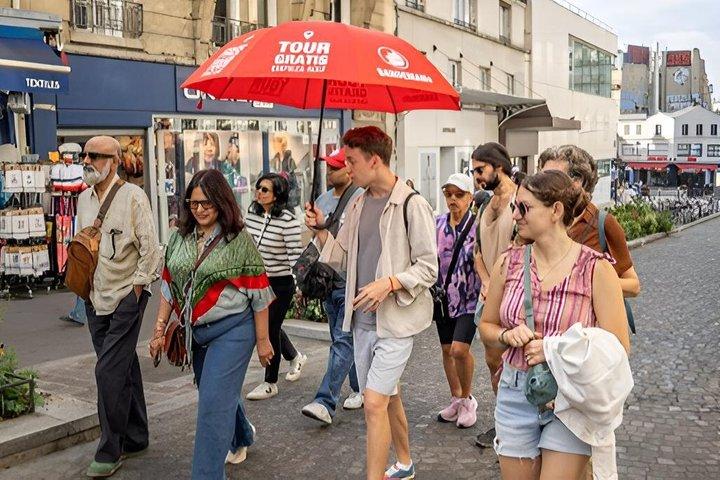 モンマルトルとサクレ・クールのウォーキングツアー（現地ガイド付き）