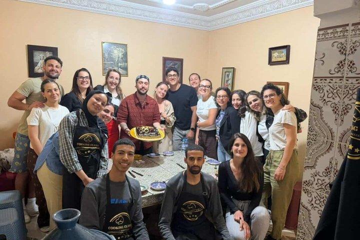 Classe de cozinha com ABDO em Marrakech "casa de Marrakech"