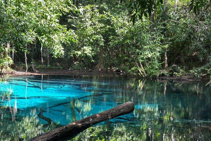 クラビのサンライズとジャングルツアー 温泉 エメラルドプール