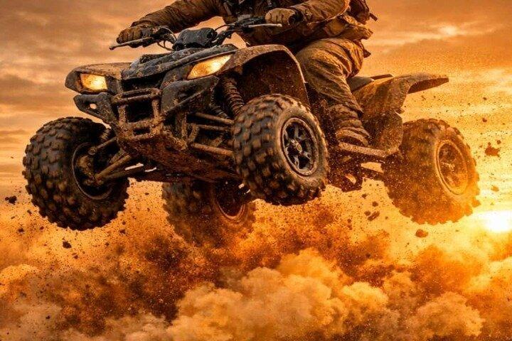 Marrakesch Agafay-Wüste Quad Bike Kamelritt Abendessen und Feuer-Show