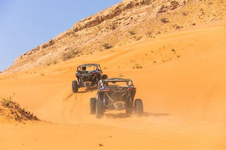 ドバイソロデューンバギー1-時間セルフドライブCan-Am X3