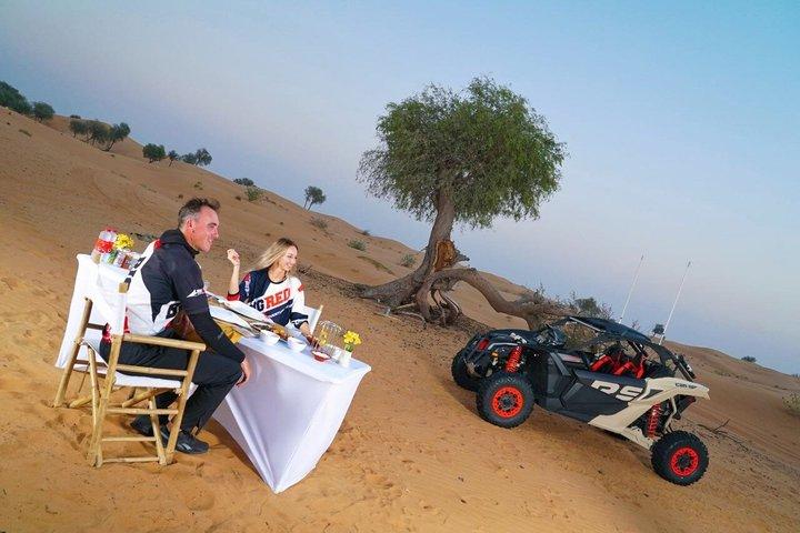 ドバイソロデューンバギー1-時間セルフドライブCan-Am X3