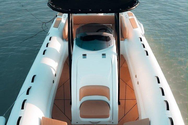 ハルガダプライベートスピードボートイルカ、シュノーケリング、ホワイトアイランド