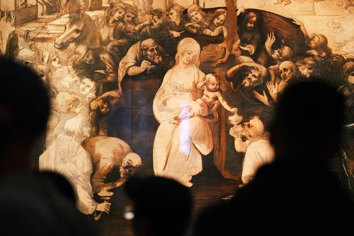 ローマからフィレンツェへの高速列車と食事、ウフィツィ美術館