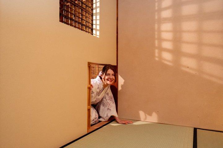 17 min de Kyoto Sta, 10 min d'Inari : Cérémonie du thé dans une machiya