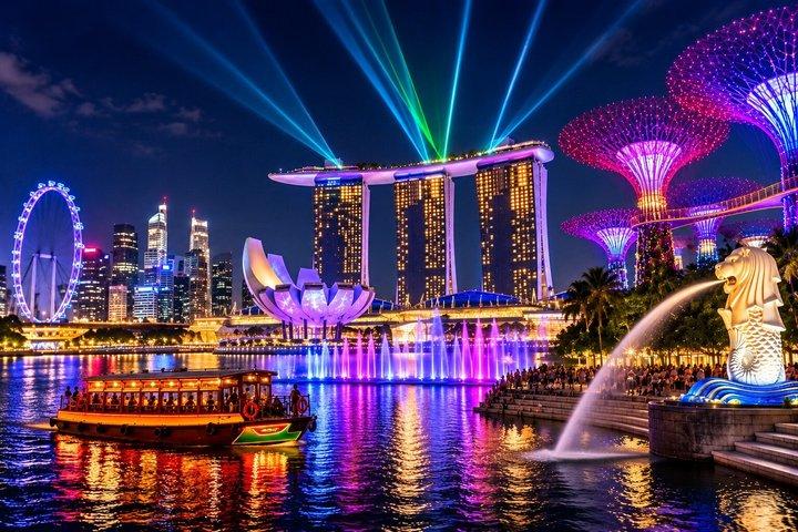 Private Singapore Night Tour with Driver & Light Shows