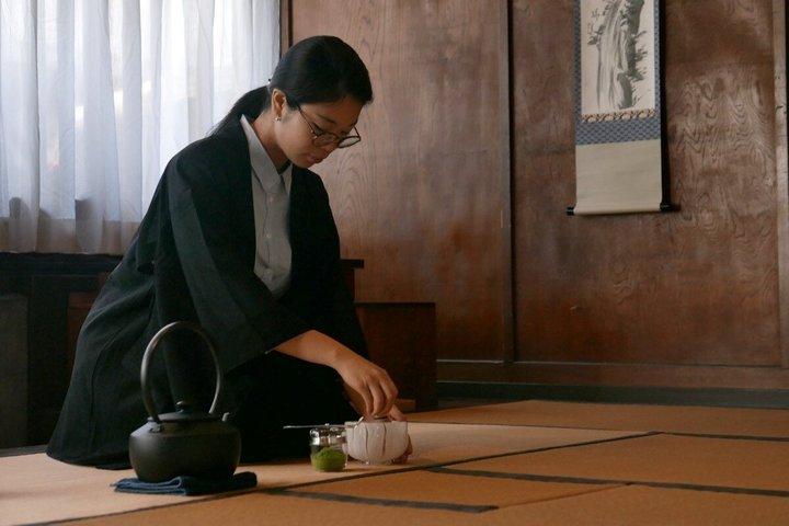 京都の茶道瞑想 茶人と一緒に抹茶を