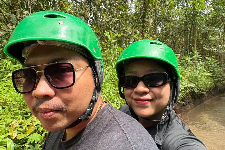 バリ島 ベストなATVクアッドバイクとラフティング：テラガ・ワジャ川かアユン川か