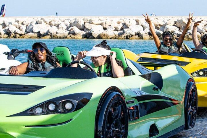 ジェットカー体験でブルジュ・アル・アラブの景色を楽しみながら波に乗ろう