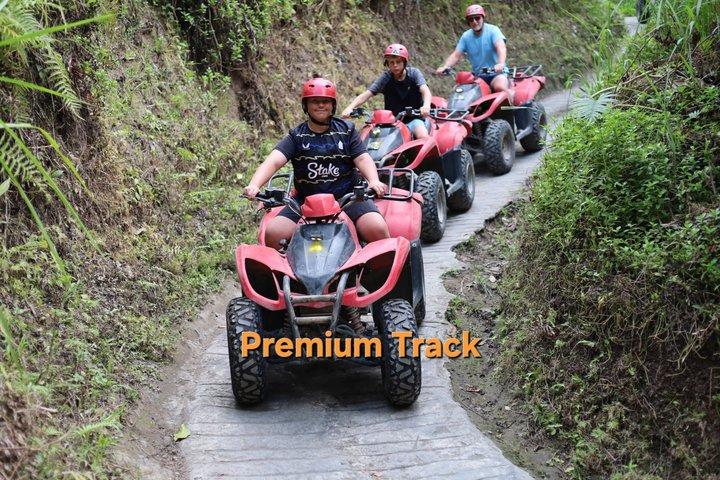 Bali ATV Ride through Waterfall, Jungle, Cave, River, Long Tunnel