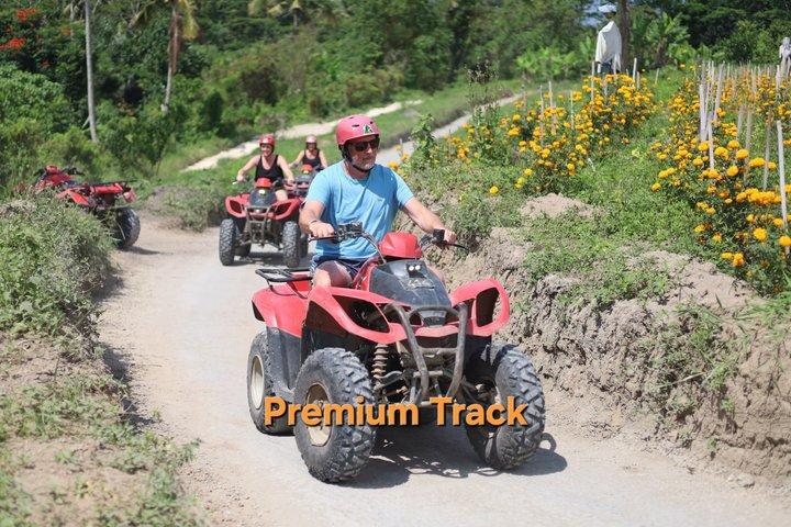 Bali ATV Ride through Waterfall, Jungle, Cave, River, Long Tunnel