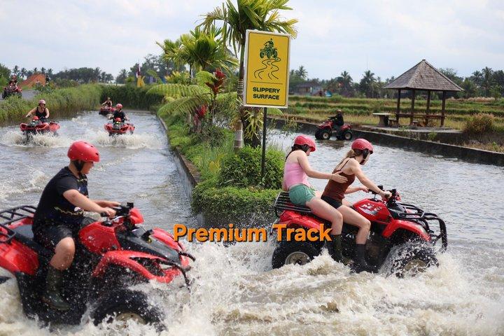 Bali ATV Ride through Waterfall, Jungle, Cave, River, Long Tunnel