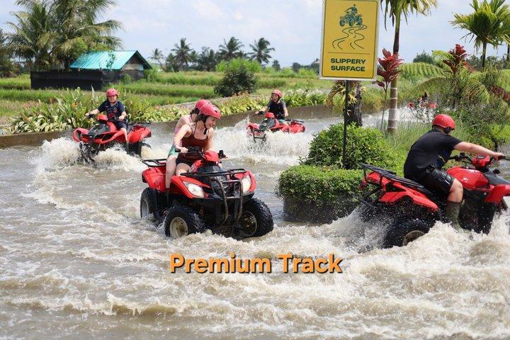 Bali ATV Ride through Waterfall, Jungle, Cave, River, Long Tunnel