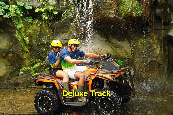 Bali ATV Ride through Waterfall, Jungle, Cave, River, Long Tunnel
