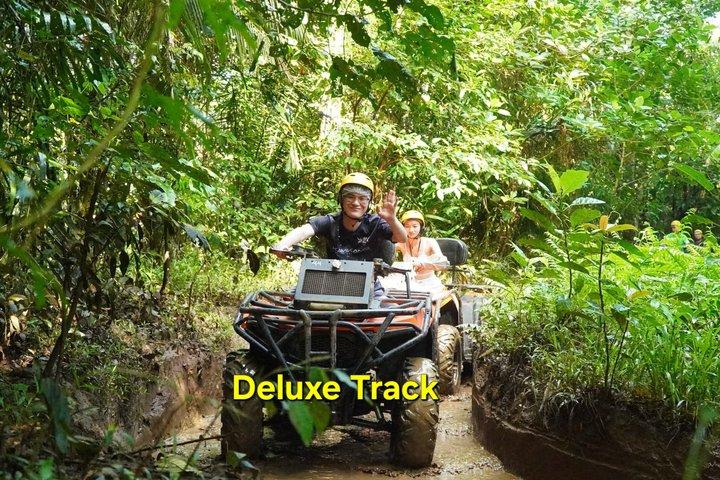 Bali ATV Ride through Waterfall, Jungle, Cave, River, Long Tunnel