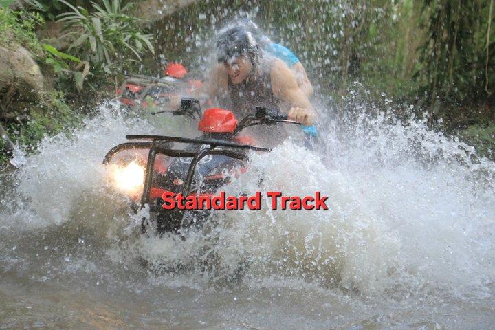Bali ATV Ride through Waterfall, Jungle, Cave, River, Long Tunnel
