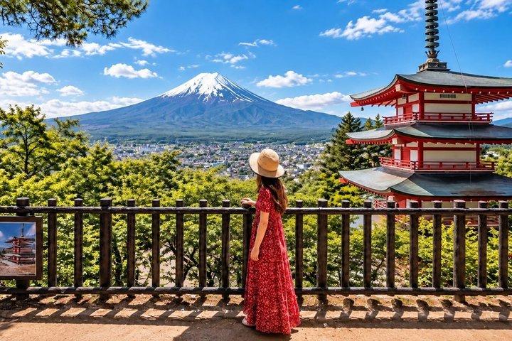 東京から富士山プライベート日帰りツアー、河口湖、忍野八海