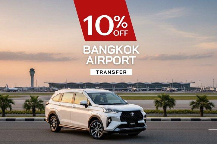 Trasferimento privato dall'aeroporto di Bangkok con un comodo SUV