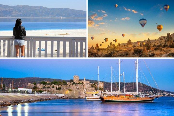 Tour to Ephesus, Bodrum, Salda, Pamukkale, Cappadocia, Camel Ride