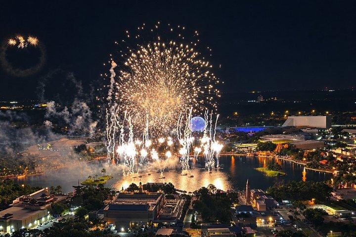 Private Helicopter 77 Miles Fireworks Tour em todos os parques temáticos