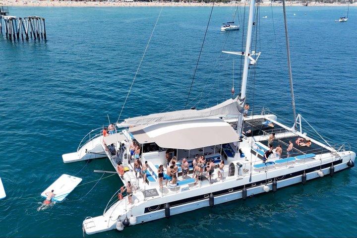 Barcelona Catamaran Cruise with Swim Tapas FREE Pass NightClub