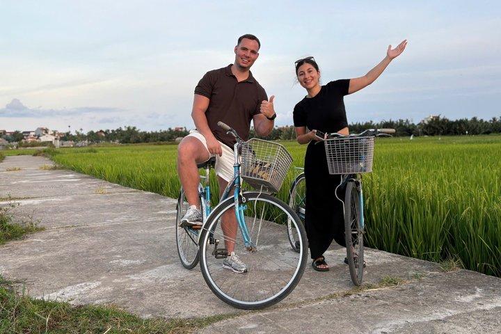 自転車で巡るホイアンの田園風景ツアーと新鮮な空気ツアー