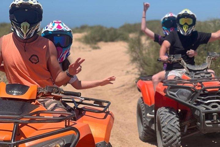 Agadir Taghazout Quad, Sandboard, Sunset and Moroccan Dinner