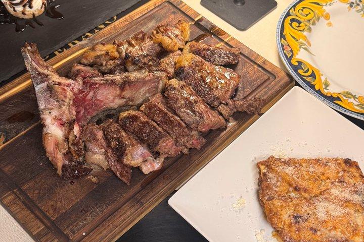 ローマからフィレンツェへの高速列車と食事、ウフィツィ美術館