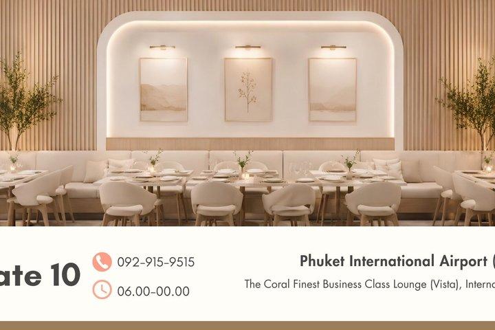 Phuket Airport Coral Lounge Access
