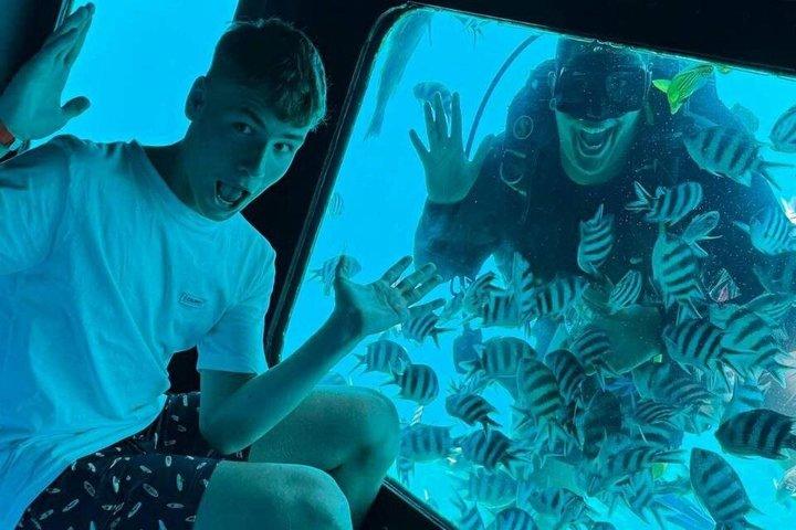 ハルガダでの水中アドベンチャー シースコープ半潜水艇ツアー