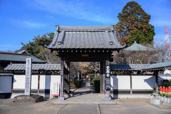 東京近郊の桜の中での僧侶とのプライベート禅瞑想と茶会