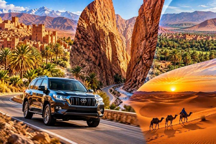 Ouarzazate to Merzouga Private Transfer via Todra Gorge
