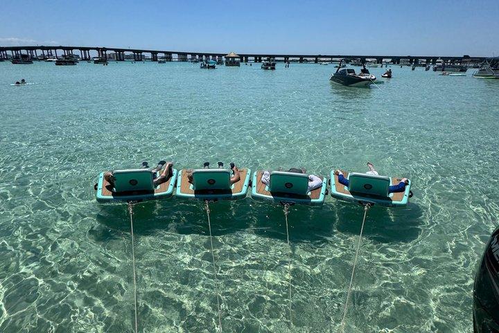 Top Rated Crab Island Destin Boat Tour - Captain, Floats & Toys