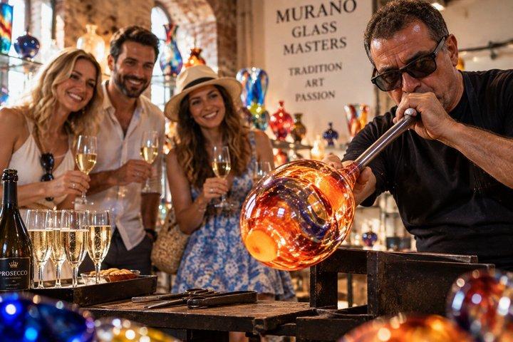 Murano: Private VIP Glass Factory Visit, Prosecco & Live Demo