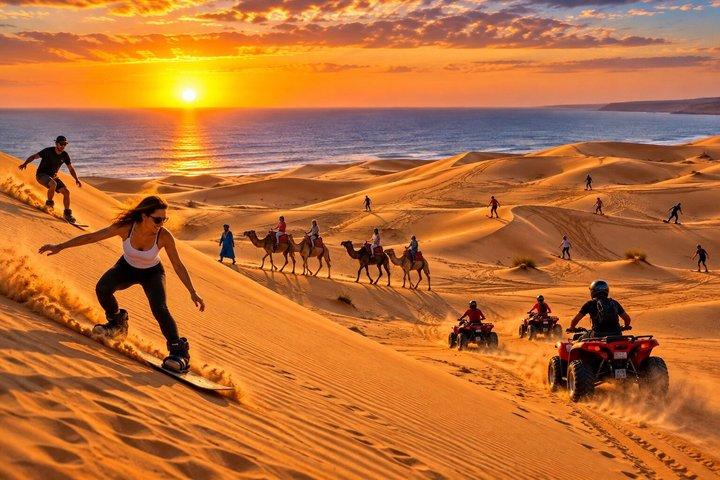 Agadir Zonsondergang Sandboarden & Marokkaans BBQ Diner Tour